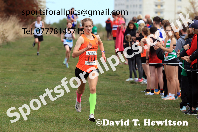 Boys and Girls under-15s, 2025 Farringdon Cross Country Relays, Sunderland. Photo: David T. Hewitson/Sports for All Pics